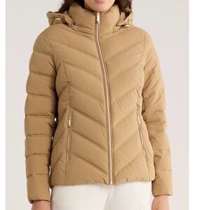 Michael Kors Camel Puffer Jacket